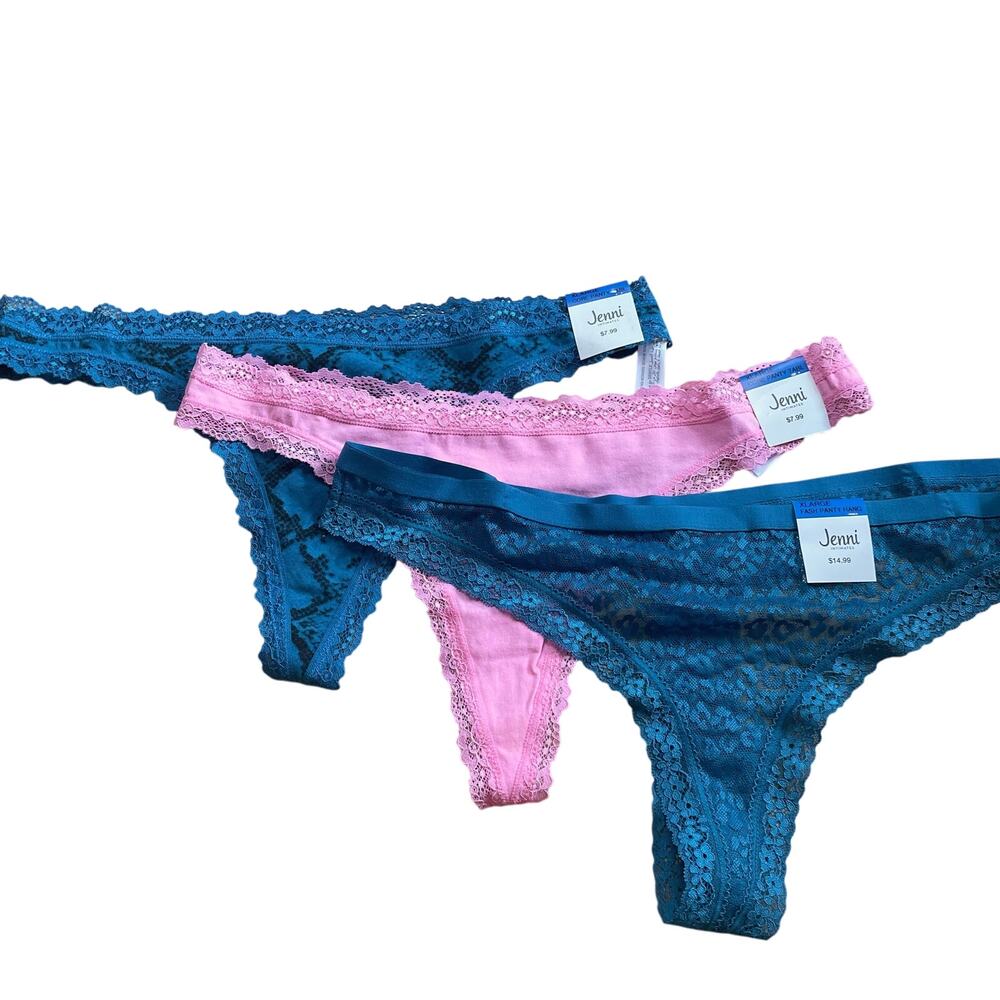 Bundle of 3 Jenni Thongs, XL